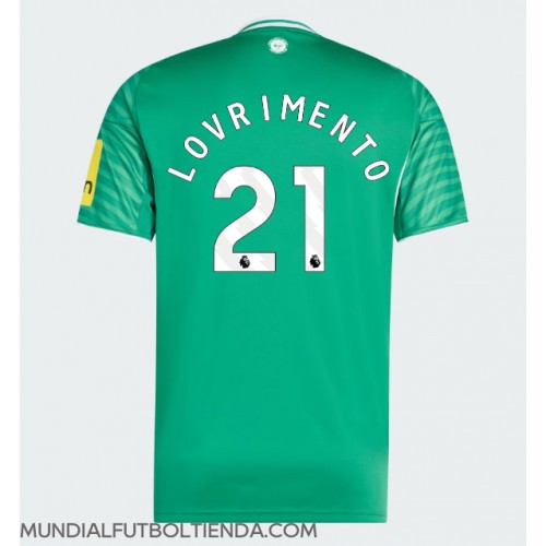 Camiseta Newcastle United Tino Livramento #21 Segunda Equipación Replica 2025-26 mangas cortas